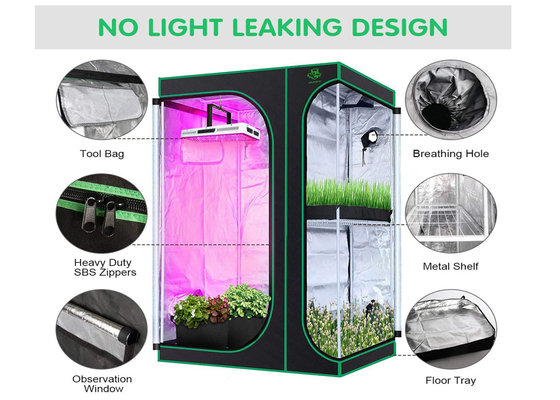 3000mm Height Led Grow Light Tent Kit With  Window